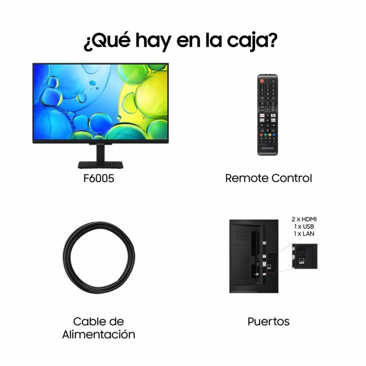 Smart TV Samsung TU27F6005F 27" Full HD LED HDR HDR10+