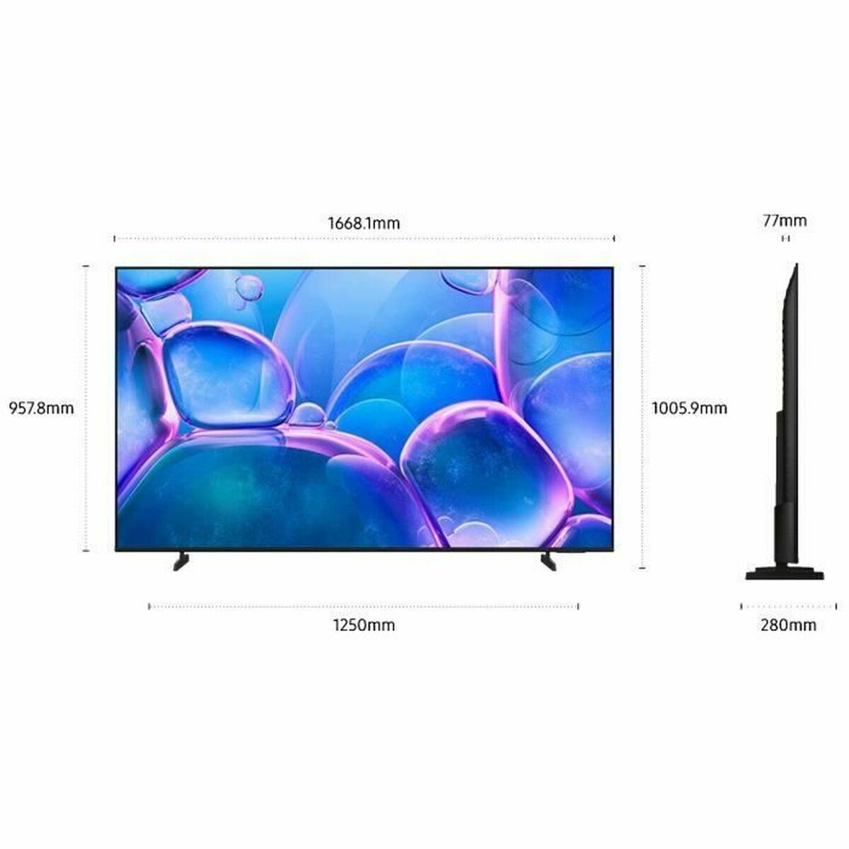 Afbeeldingen van Smart TV Samsung TU75U7005FKX 75 75" 4K Ultra HD LED HDR