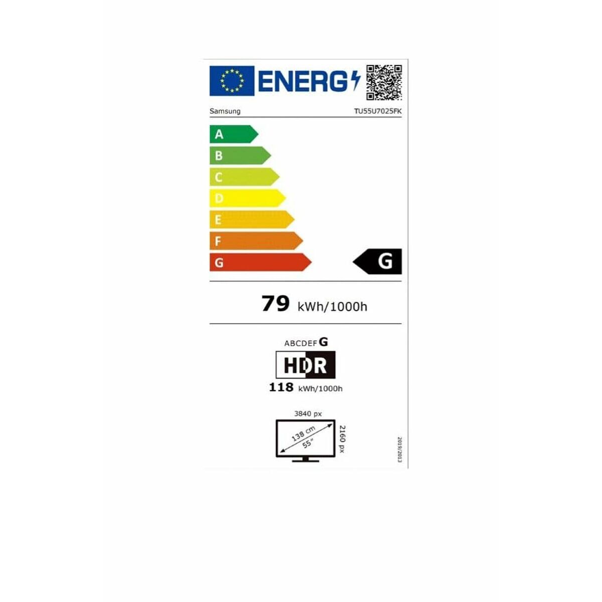 Picture of Smart TV Samsung TU55U7025FKXXC 55" 4K Ultra HD LED HDR