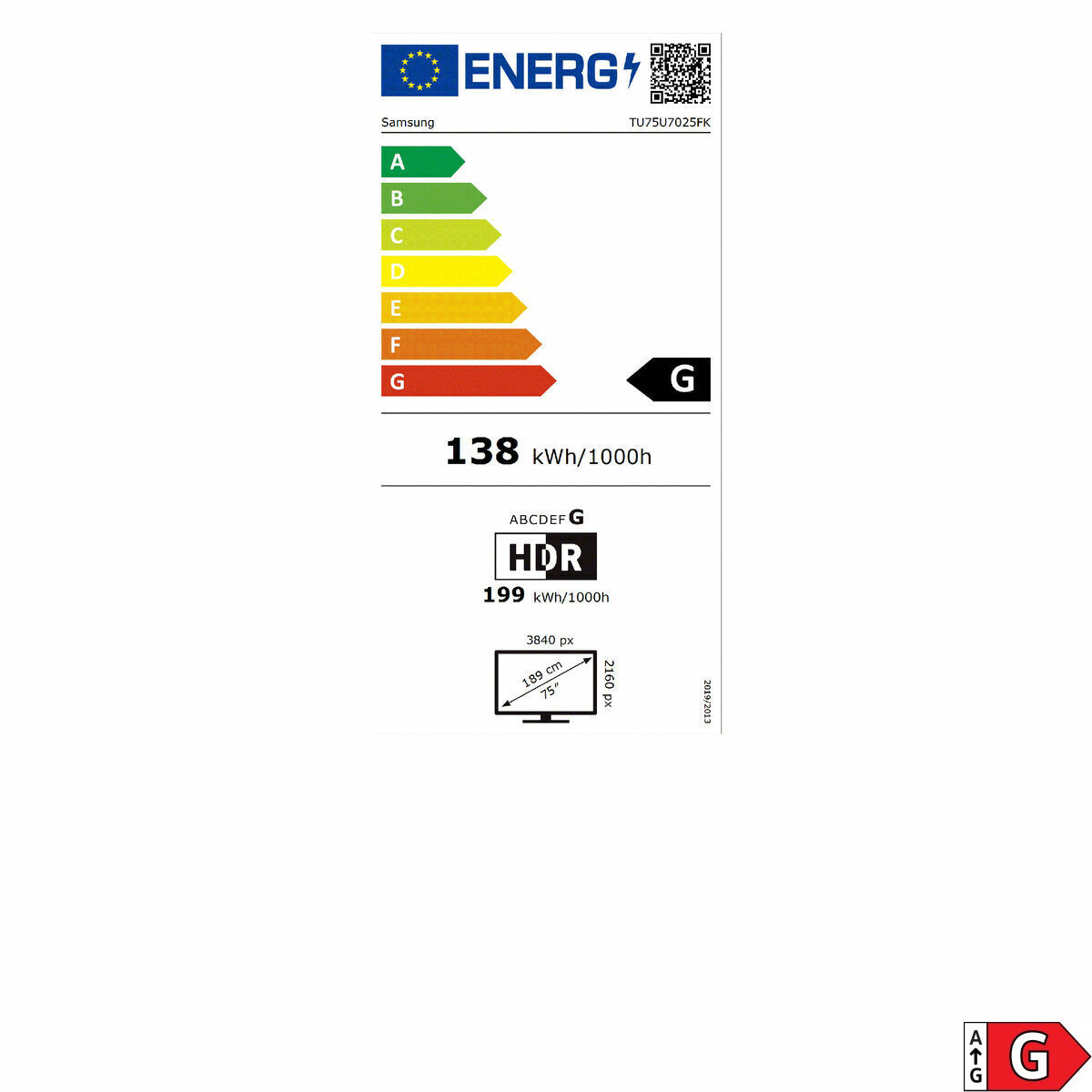 Image de Smart TV Samsung TU75U7025FKX 75 75" 4K Ultra HD LED HDR