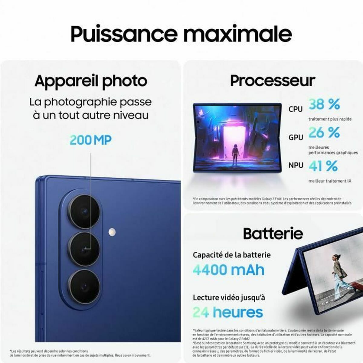 Smartfony Samsung SM-F966BDBCEUB Octa Core 12 GB RAM 512 GB Niebieski 8"