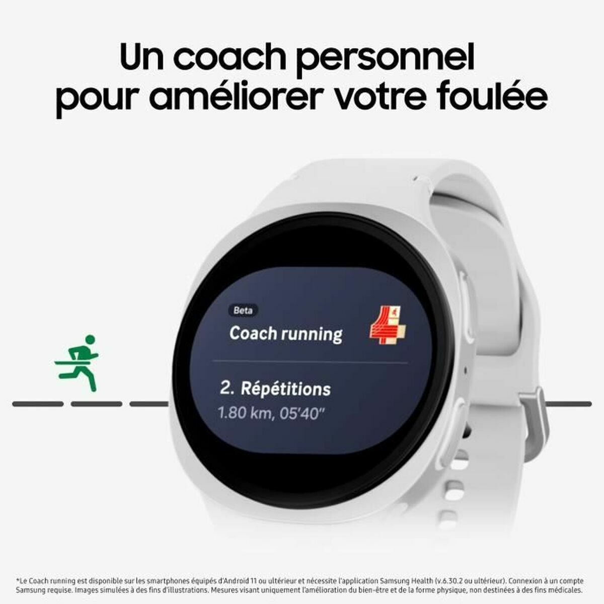 Image de Smartwatch Samsung White Silver 1,3" 40 mm