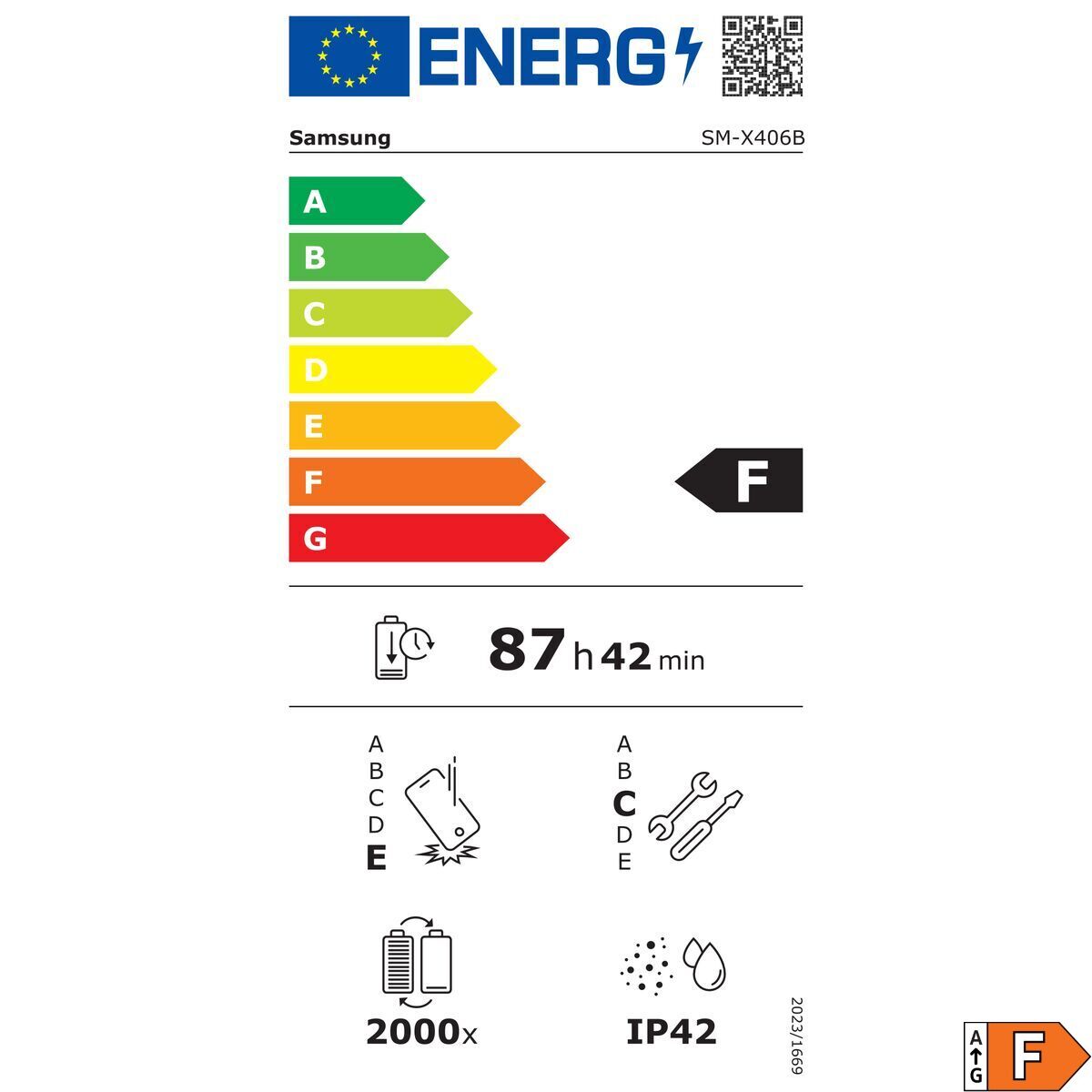 Picture of Tablet Samsung SM-X406BZAPEUB Octa Core 8 GB RAM 256 GB Grey 10,9"