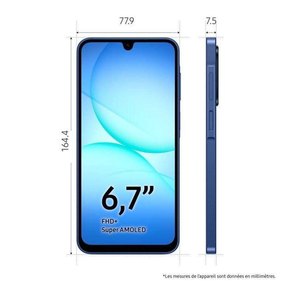 Image de Smartphone Samsung A17 SM-A176B 4 GB RAM 6,7" 128 GB Blue