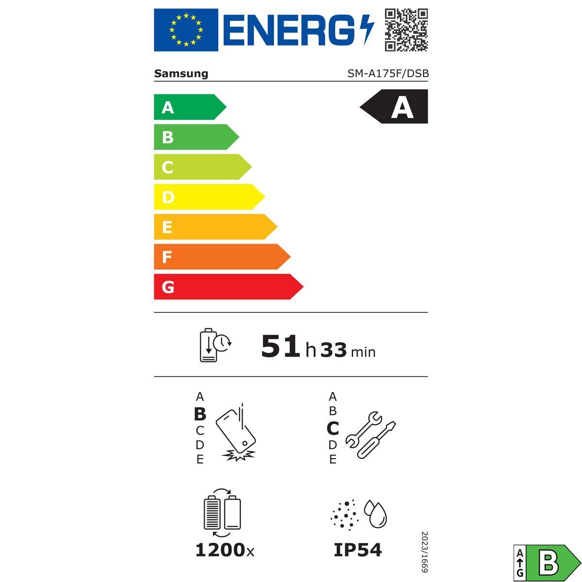 Bild von Smartphone Samsung A17 BLACK 6,7" Octa Core 4 GB RAM 128 GB Schwarz