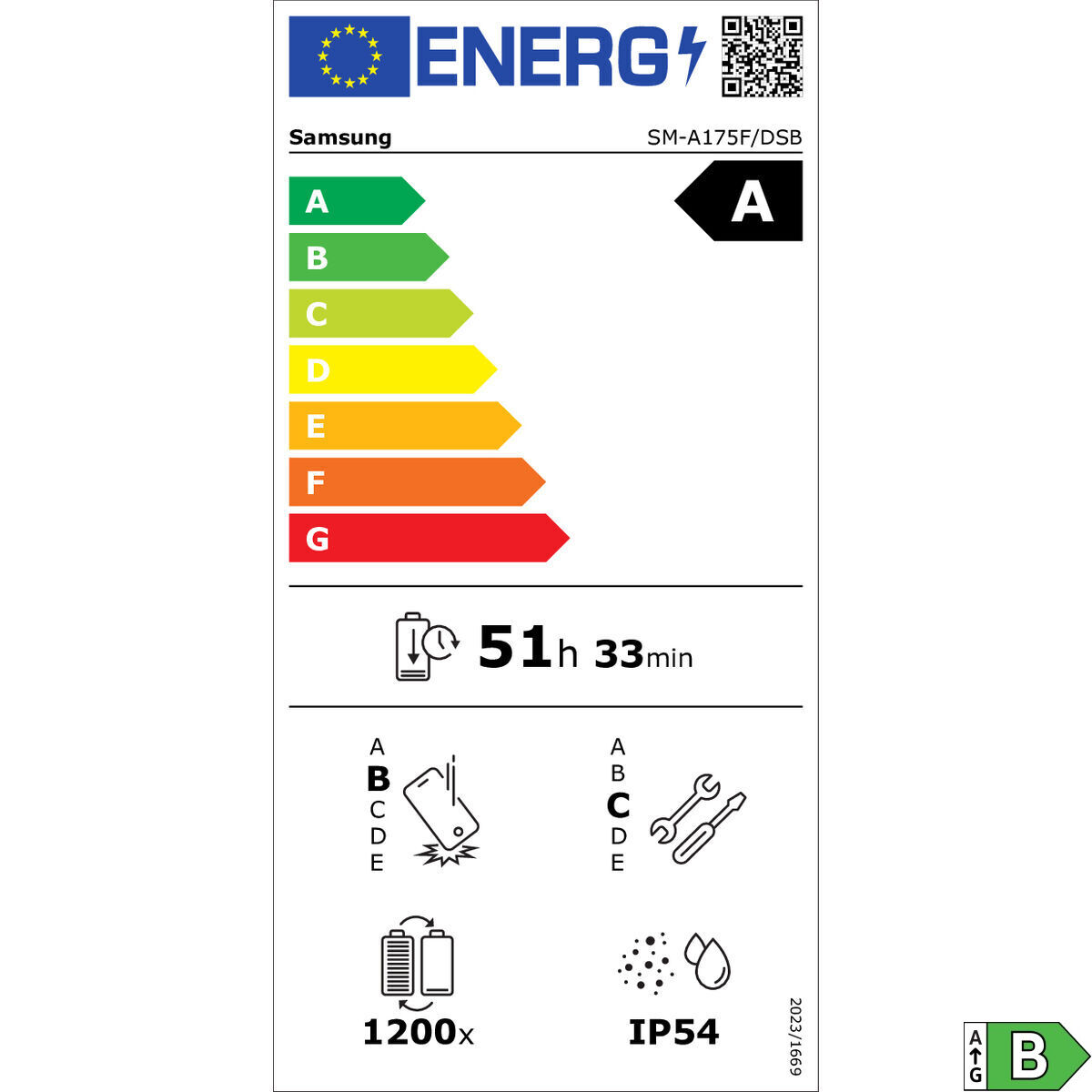 Bild von Smartphone Samsung A17 BLACK 6,7" Octa Core 4 GB RAM 128 GB Schwarz