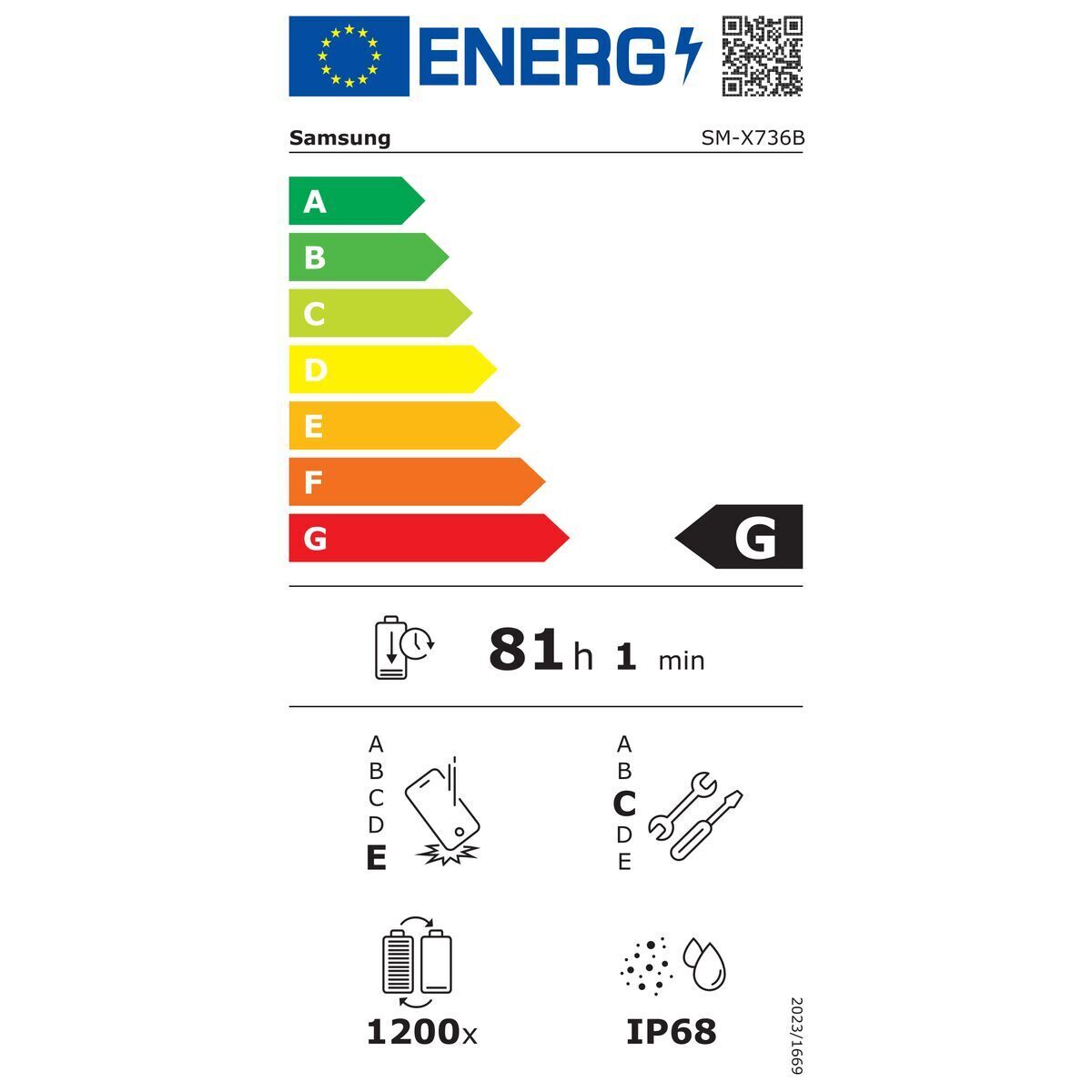 Picture of Tablet Samsung SM-X736BZAREEB 11" 12 GB RAM 128 GB Grey