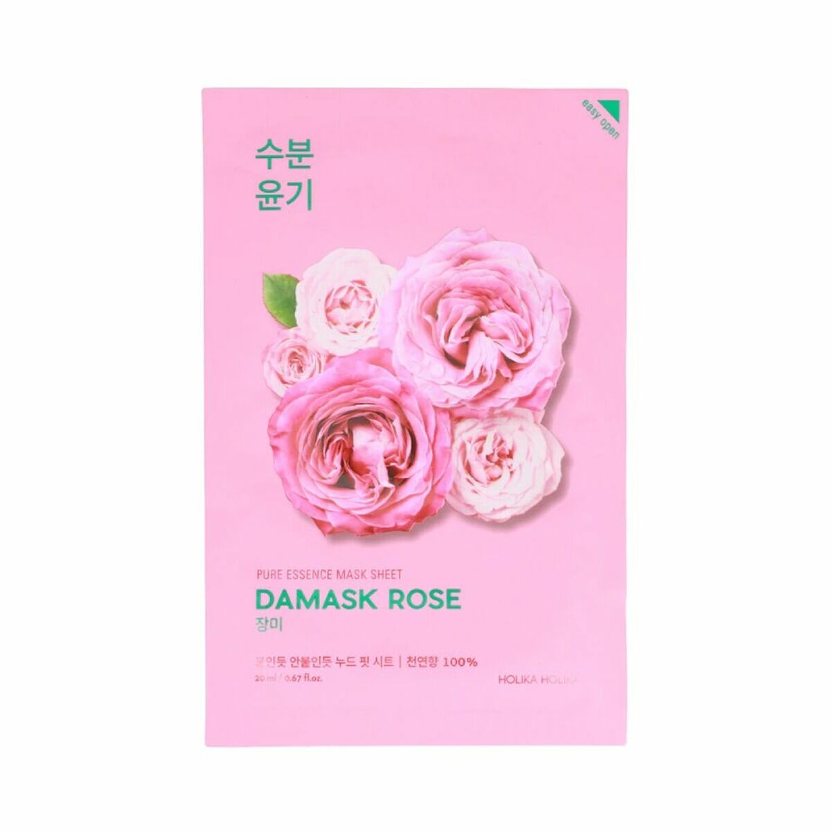 Ansigtsmaske Holika Holika Pure Essence Damask Rose (20 ml)