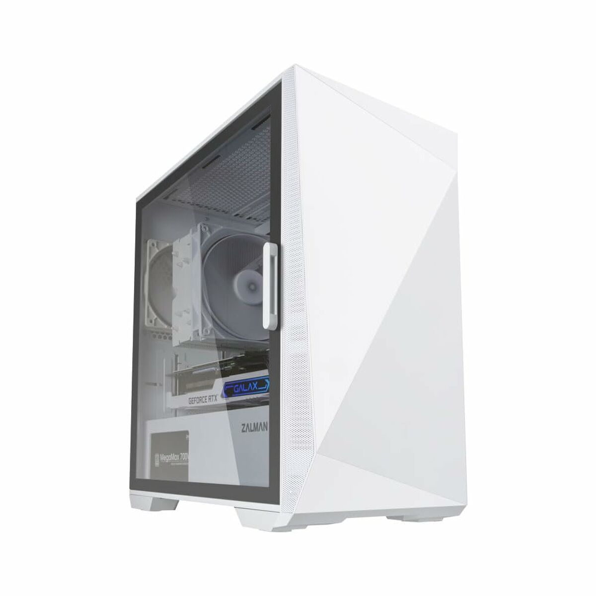 Afbeeldingen van ATX Semi-tower Box Zalman Z1 Iceberg White White