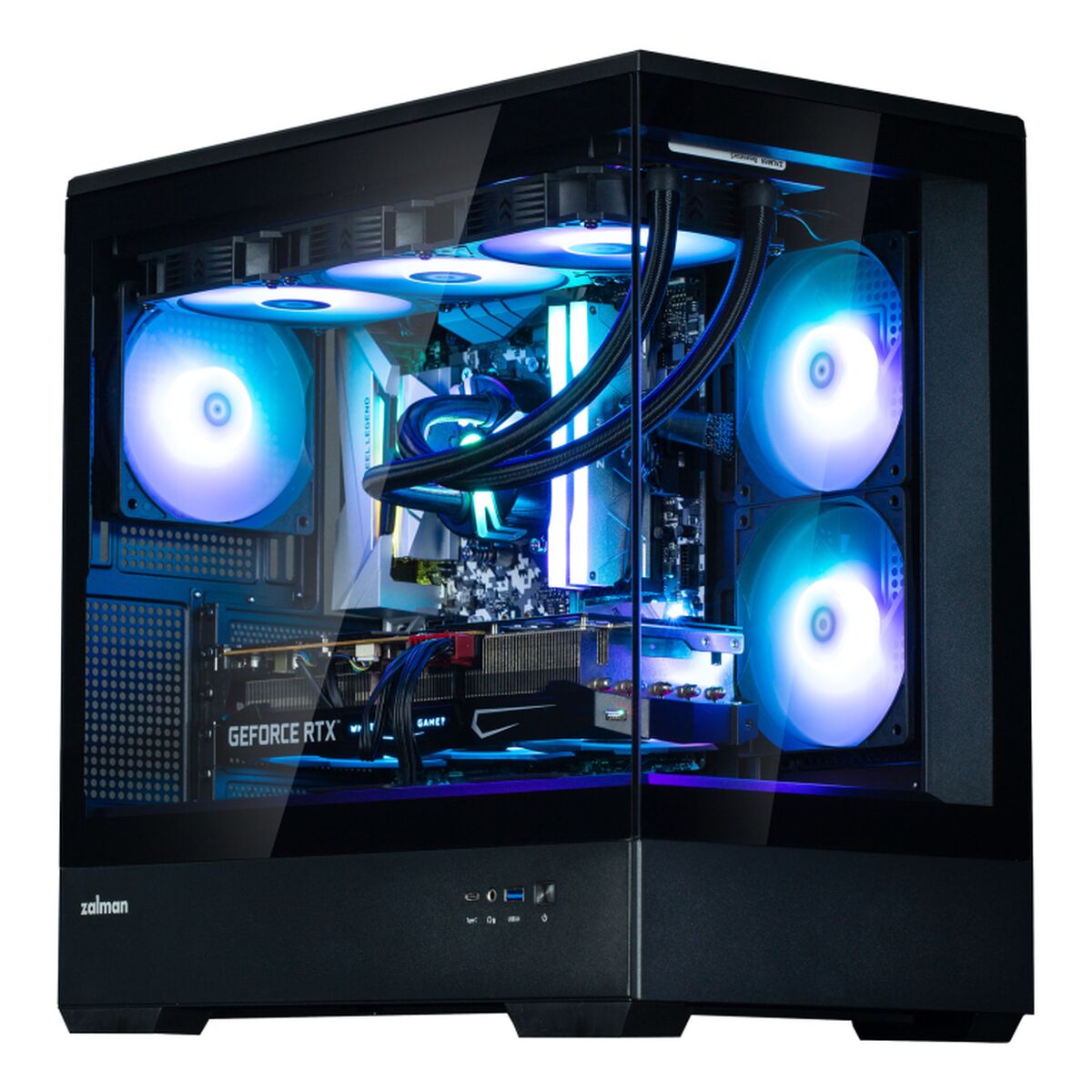 Afbeeldingen van Micro ATX / Mini ITX / ATX Midtower Case Zalman P30 BW Black