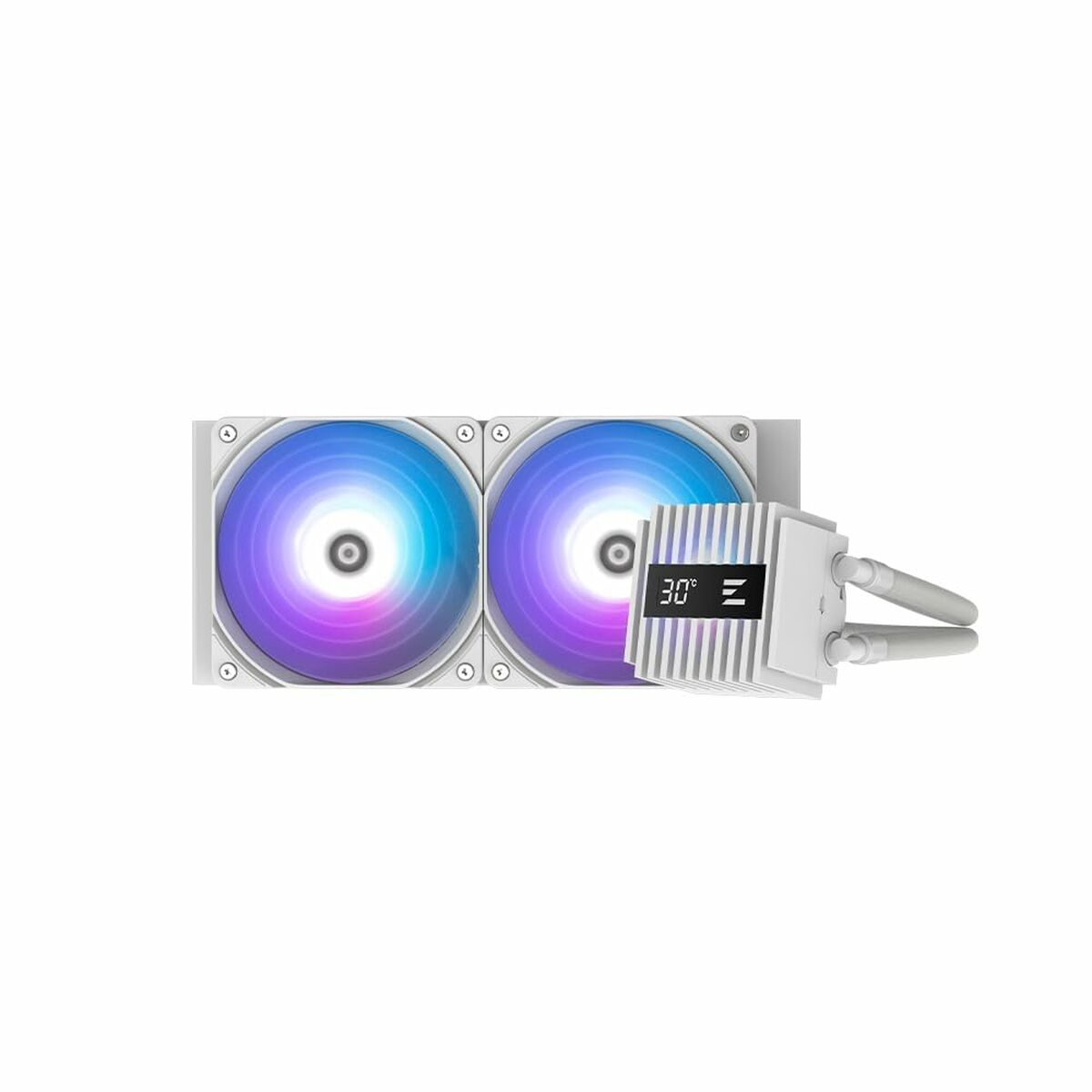 Afbeeldingen van Box Ventilator Zalman ALPHA2 A24 WHITE Ø 12 cm