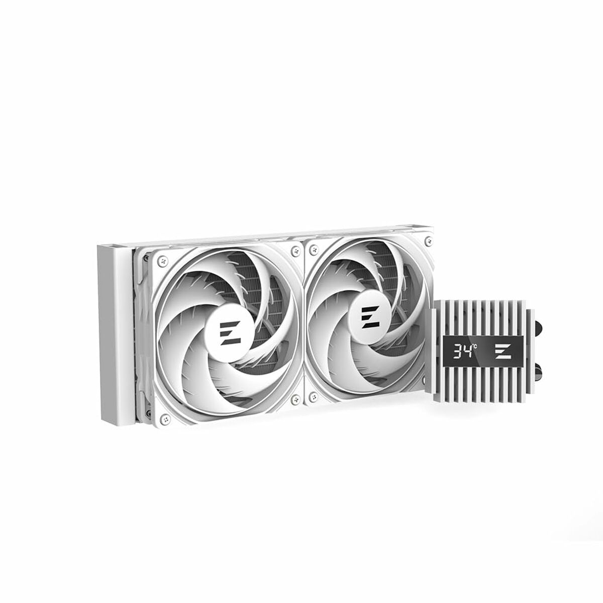 Afbeeldingen van Box Ventilator Zalman ALPHA2 A24 WHITE Ø 12 cm