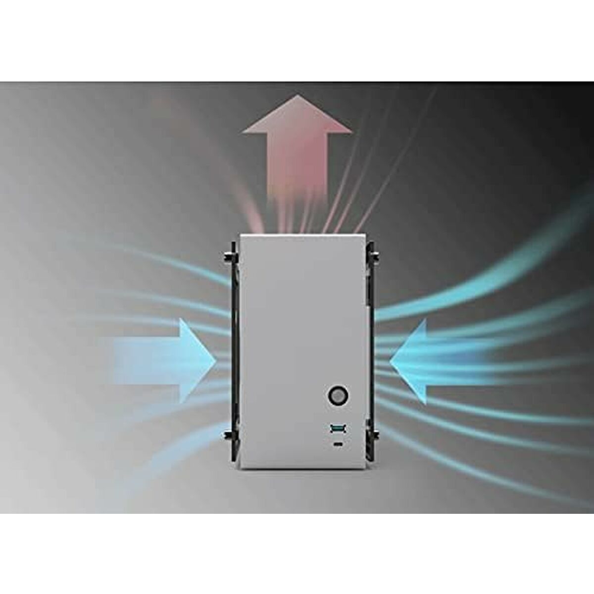 Afbeeldingen van ATX Semi-tower Box Zalman M2 MINI-SILVER Black Silver