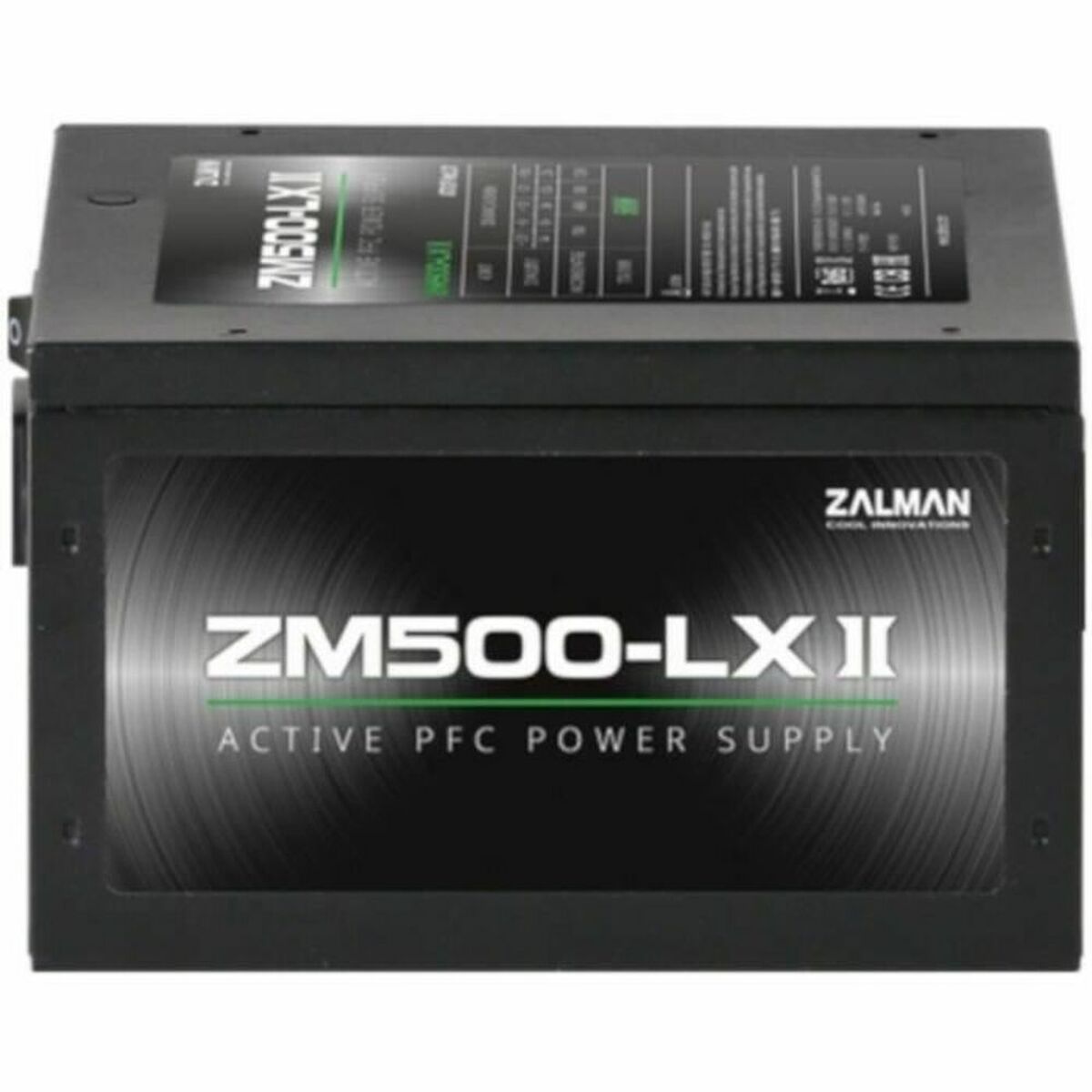 Bloc d’Alimentation Zalman ZM500-LXII Noir 500 W RoHS 110 W