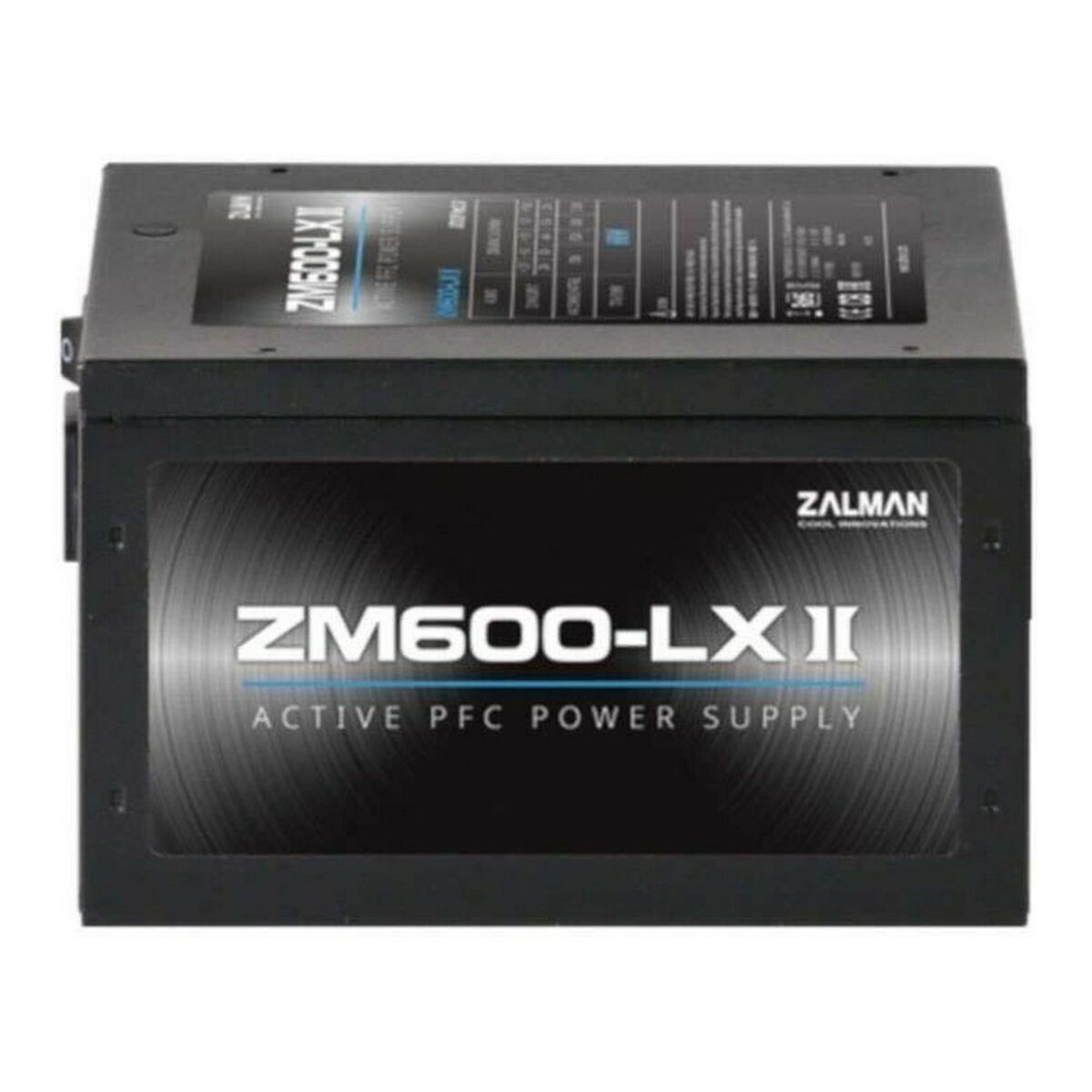 Bloc d’Alimentation Zalman ZM600-LXII Noir 600 W RoHS