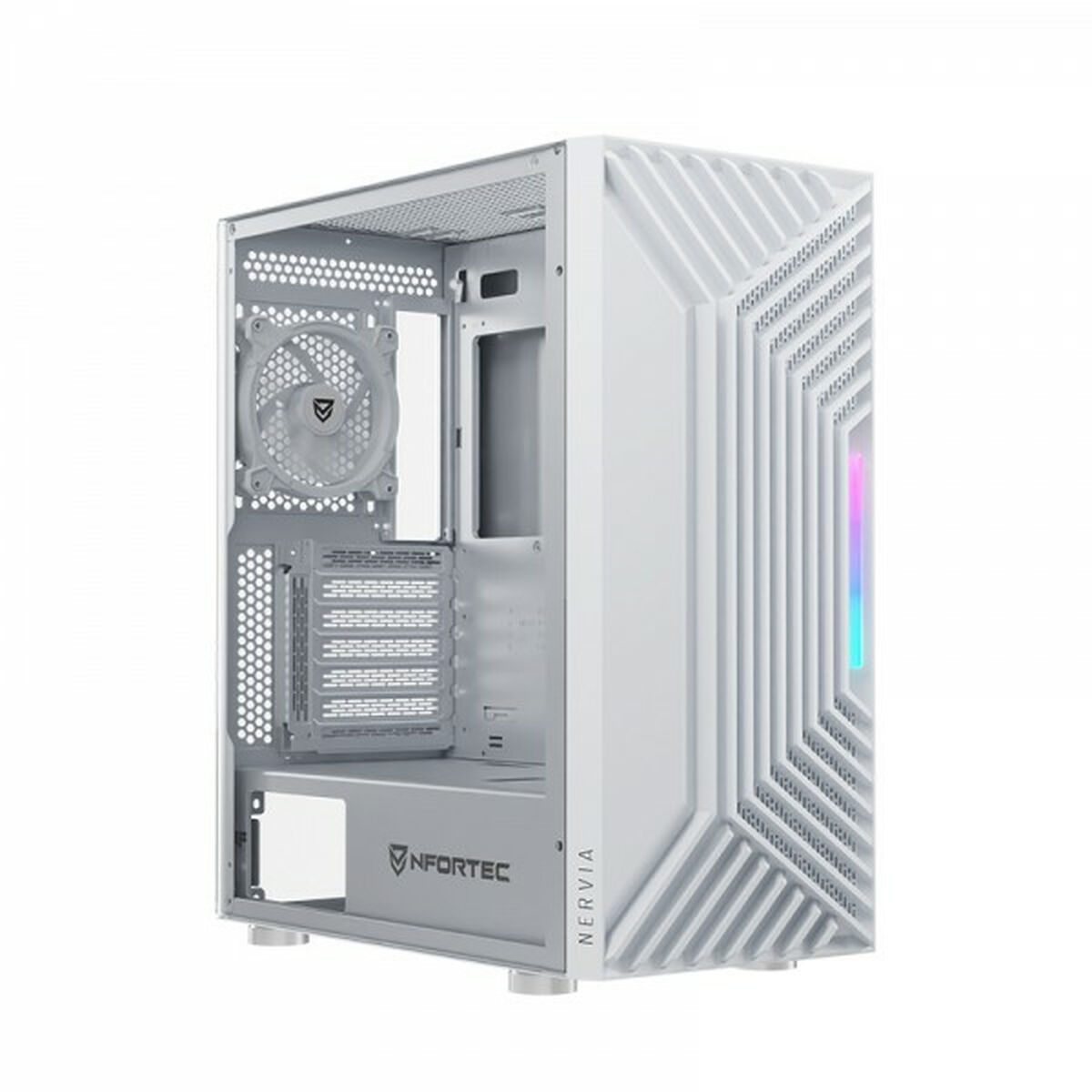 Afbeeldingen van ATX Semi-tower Box Nfortec NF-CS-NERVIA-W White