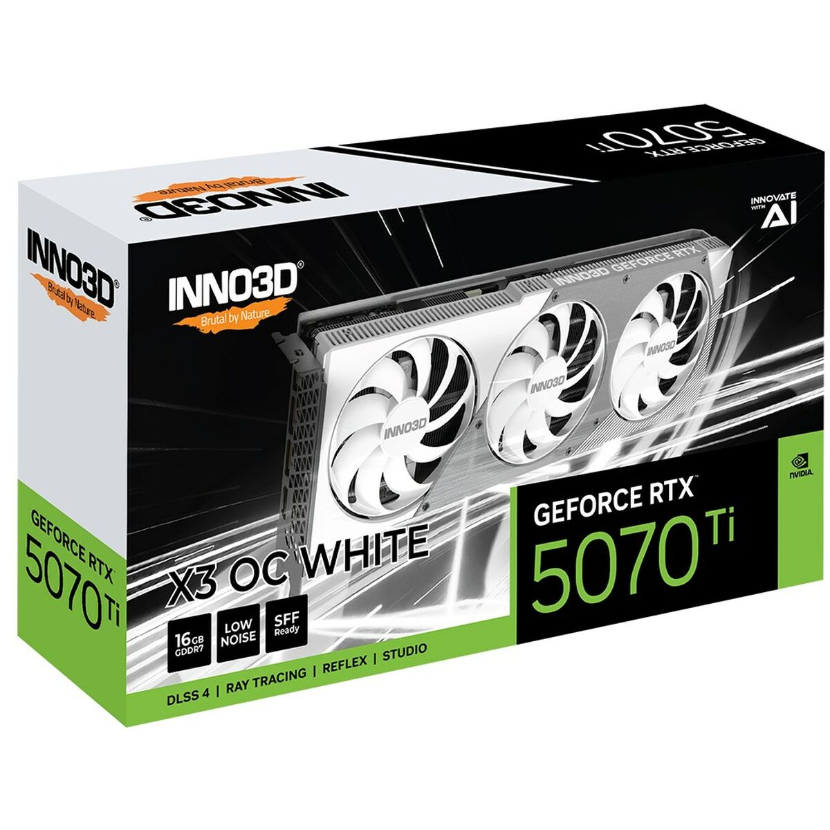 Image secondaire de Carte Graphique INNO3D N507T316D7X176068W nvidia geforce rtx 5070 ti 16 GB