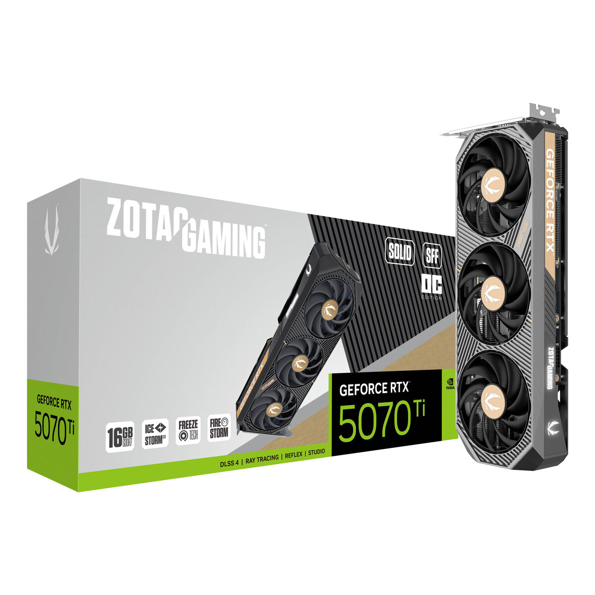 Picture of Graphics card Zotac ZT-B50710J3-10P nvidia geforce rtx 5070 ti 16 GB GDDR7