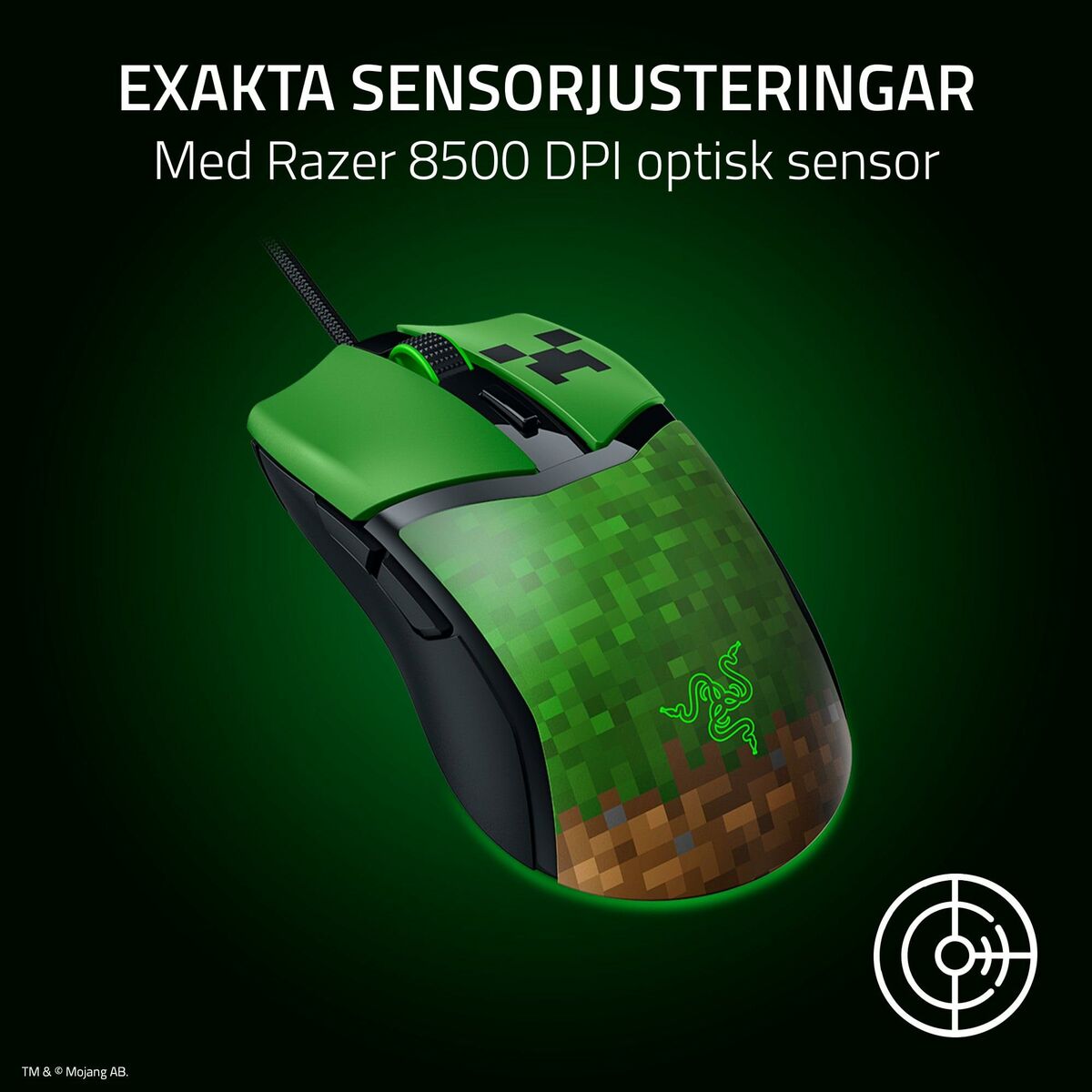 Picture of Mouse Razer RZ01-04650200-R3M1 Green 8500 dpi