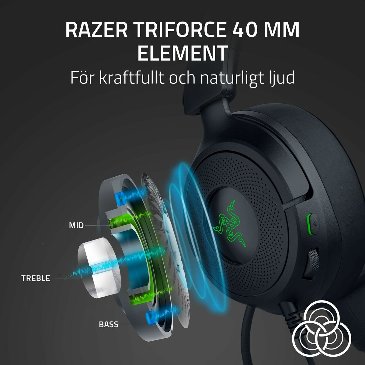 Picture of Headphones Razer RZ04-05350200-R3M1 Black