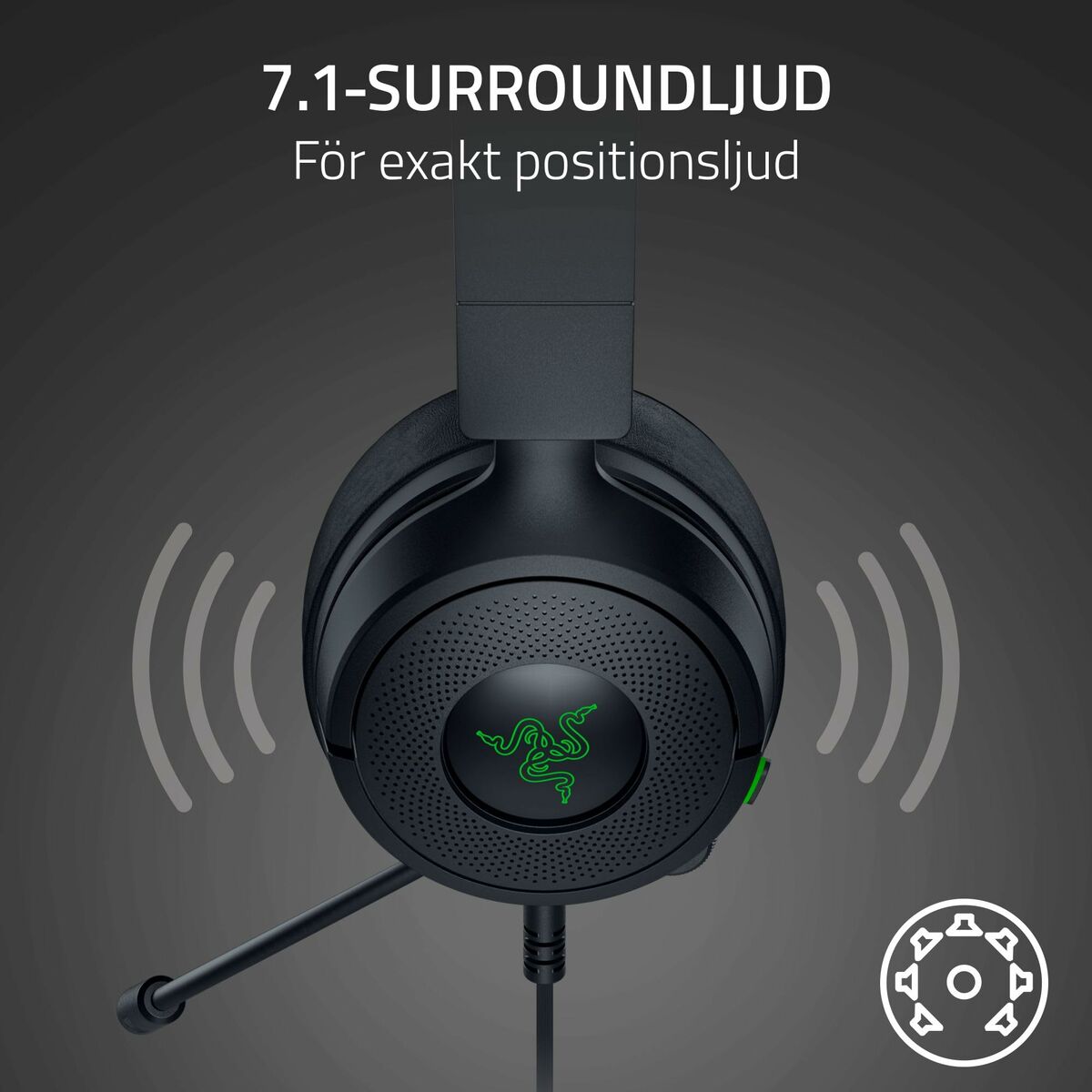 Picture of Headphones Razer RZ04-05350200-R3M1 Black
