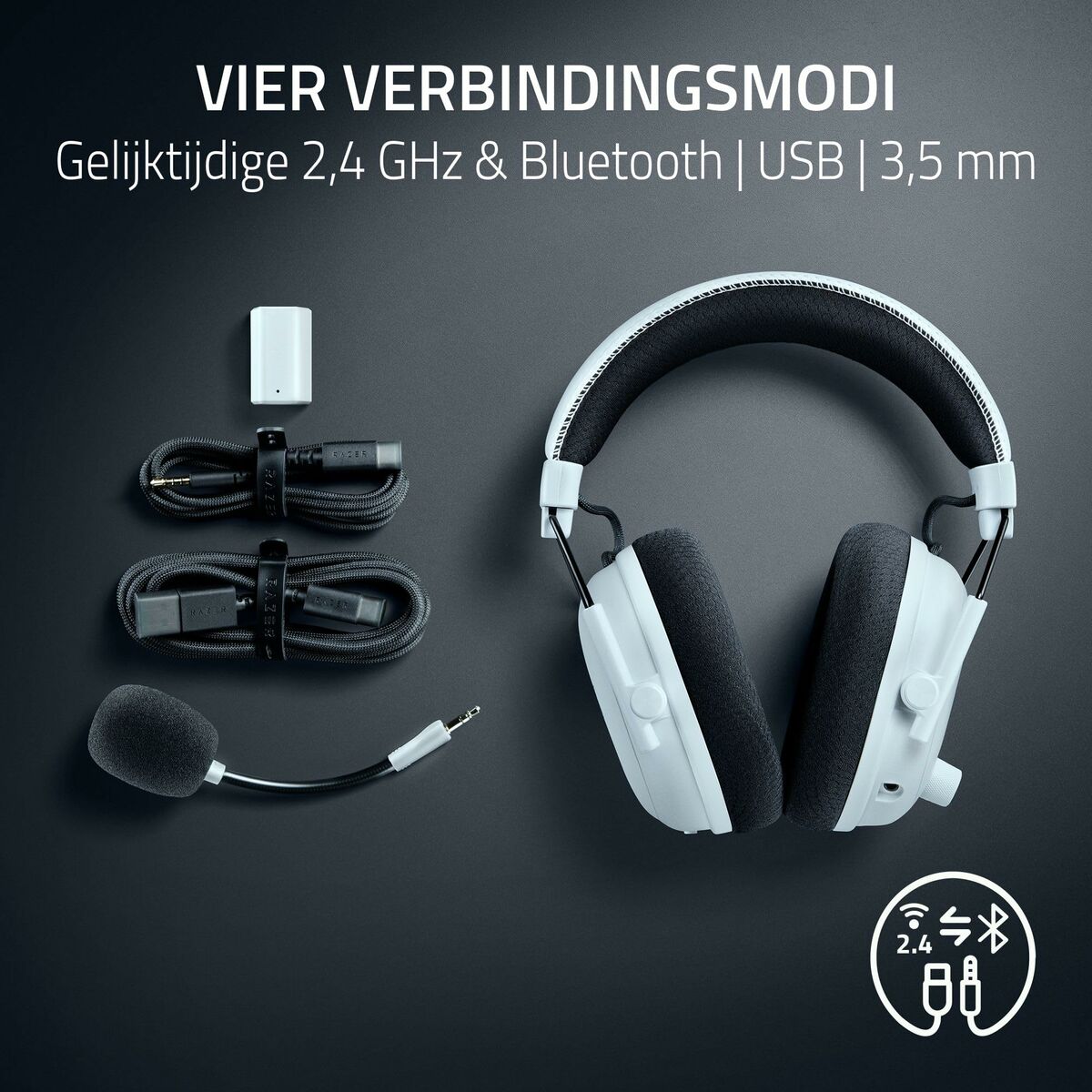 Headphones Razer RZ04-05400200-R3M1 White
