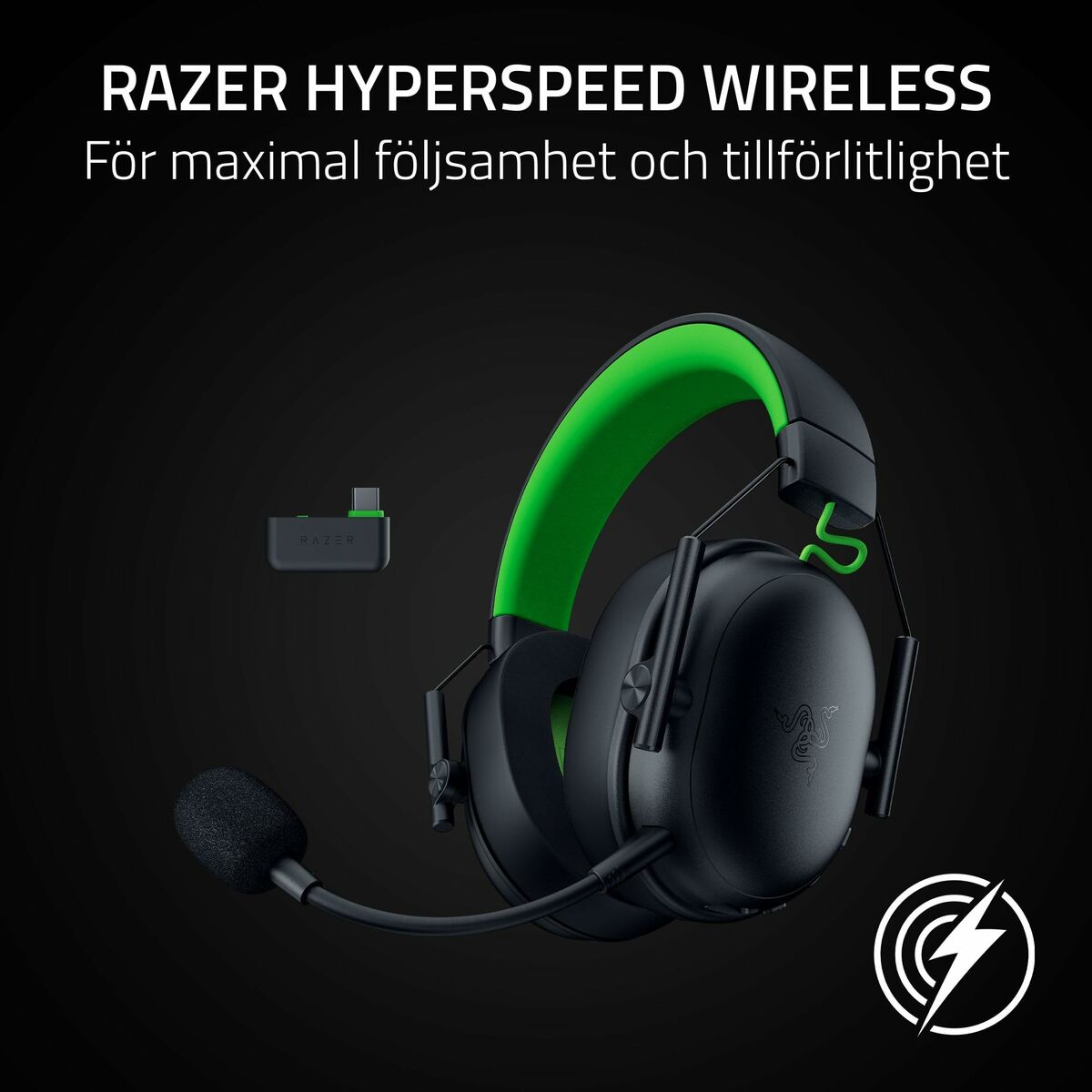 Picture of Headphones Razer RZ04-05420200-R3M1 Black Green