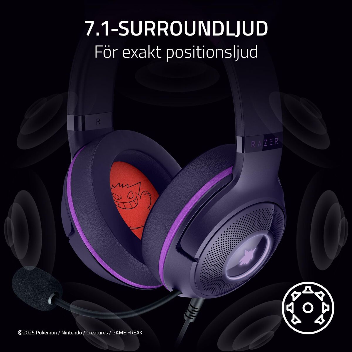 Headphones Razer RZ04-04730300-R3M1 Pink