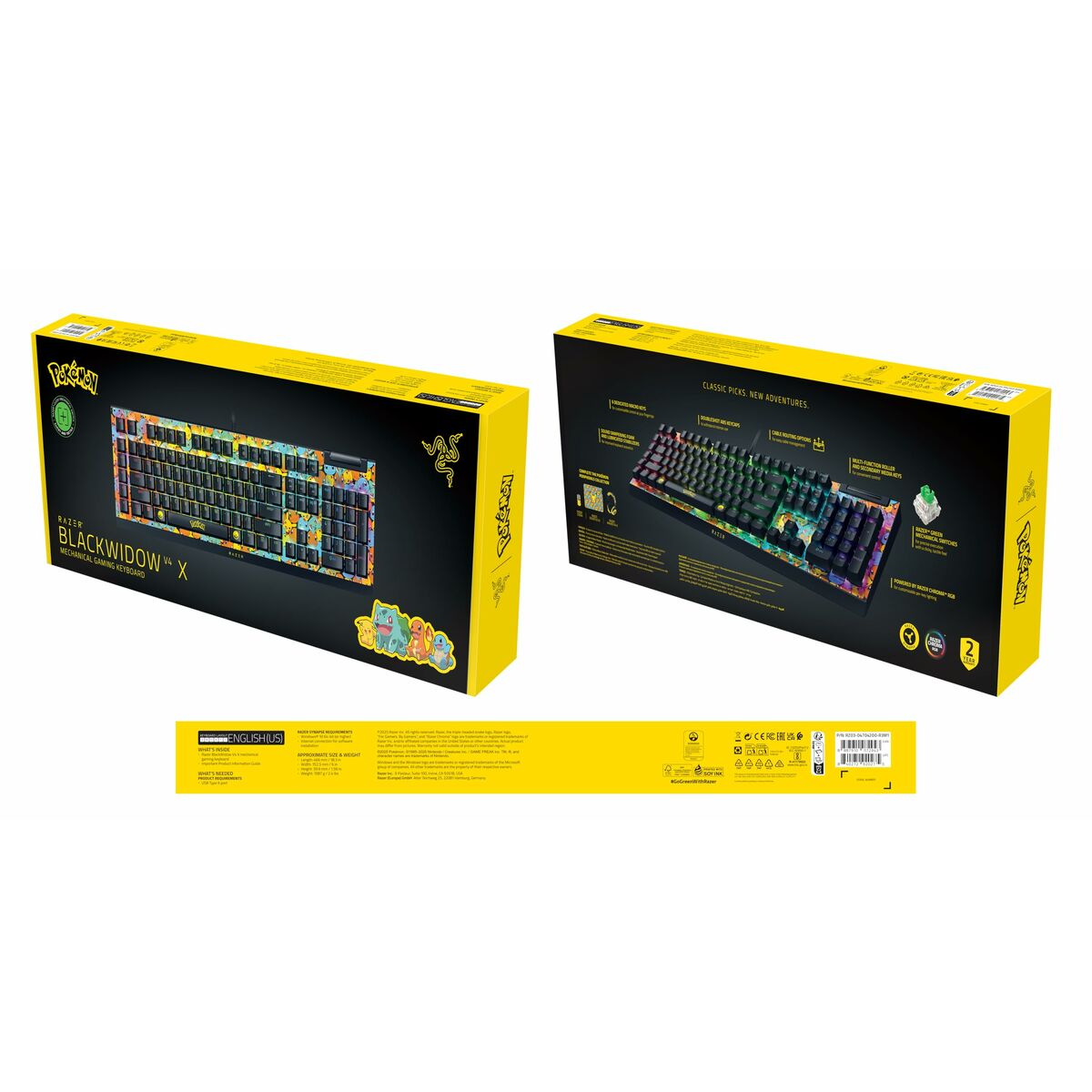 Afbeeldingen van Keyboard Razer RZ03-04704200-R3M1 Black Qwerty US