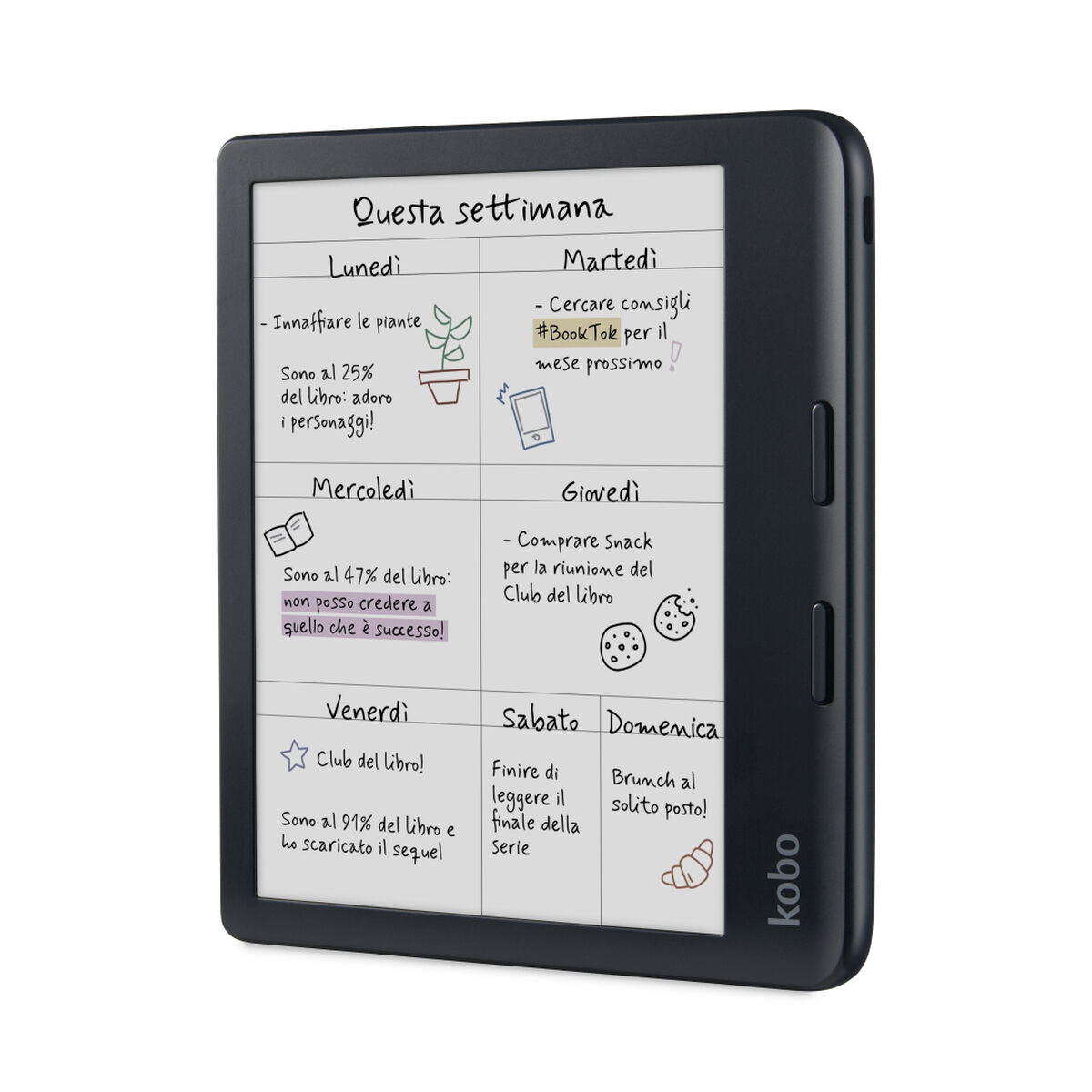 Afbeeldingen van EBook Rakuten N428-KU-BK-K-CK Black Yes 32 GB 7"