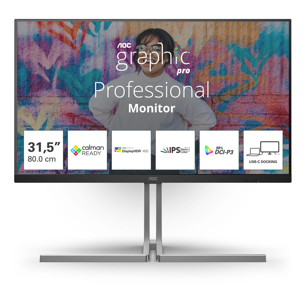 Picture of Gaming Monitor AOC U32U3CV 4K Ultra HD 32"