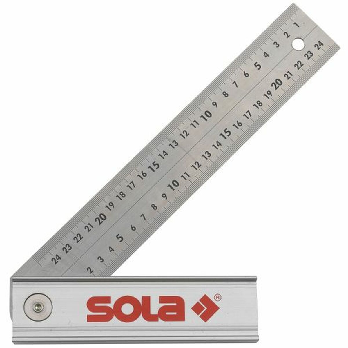 Driehoek SOLA 25 x 17 cm Roestvrij staal Aluminium