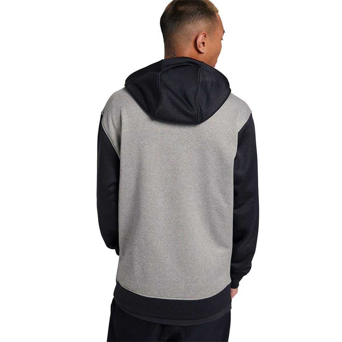 Herenhoodie Burton Oak Full-Zip Zwart