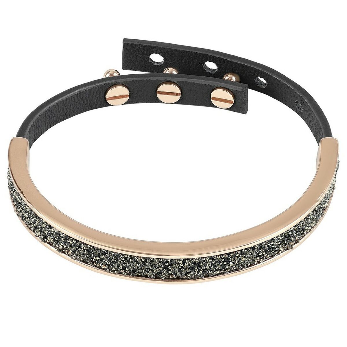 Bracelet Femme 5260437 Gris Cuir (6 cm)