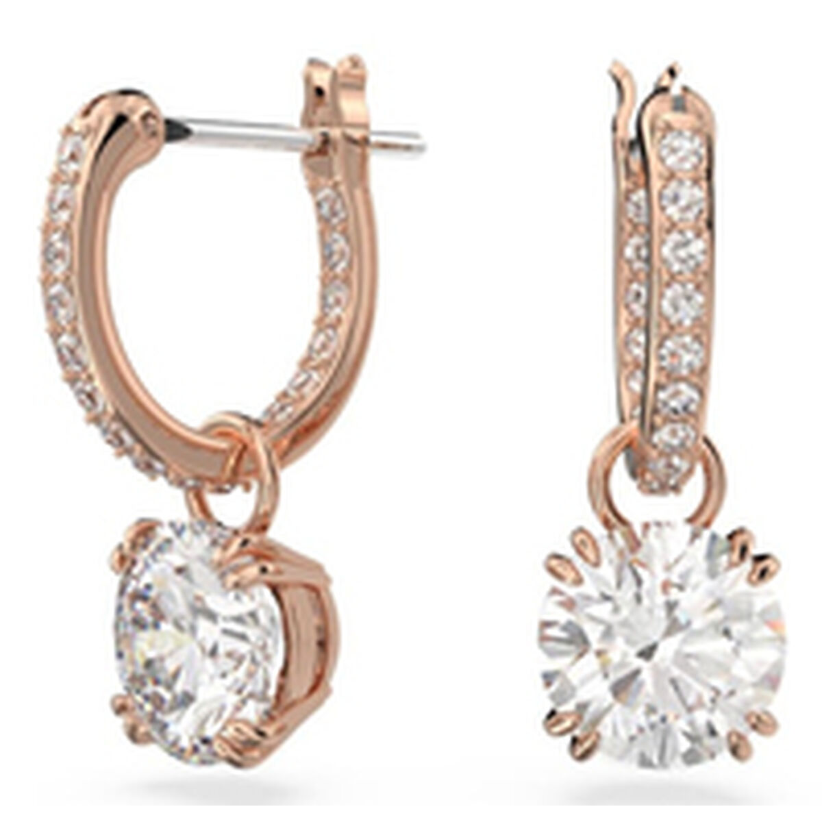 Oorbellen Dames Swarovski 5639975 Roze goud