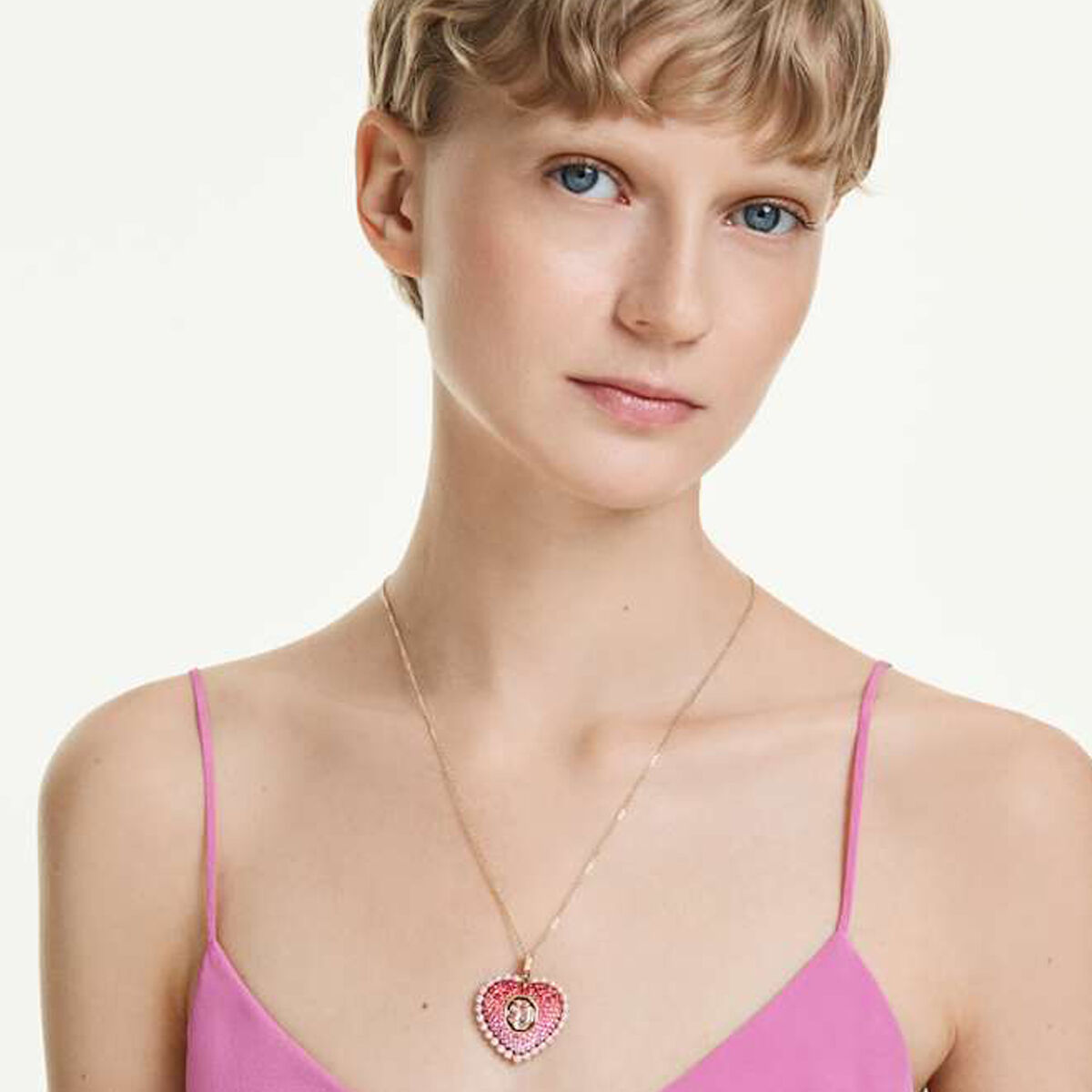Hanger Dames Swarovski 5742958 Roze Gouden