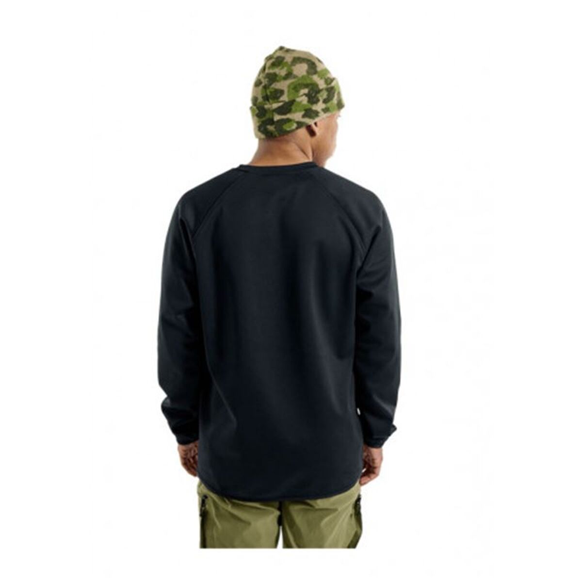 Herensweater zonder Capuchon Burton Crown Weatherproof Pullover Crewneck Zwart