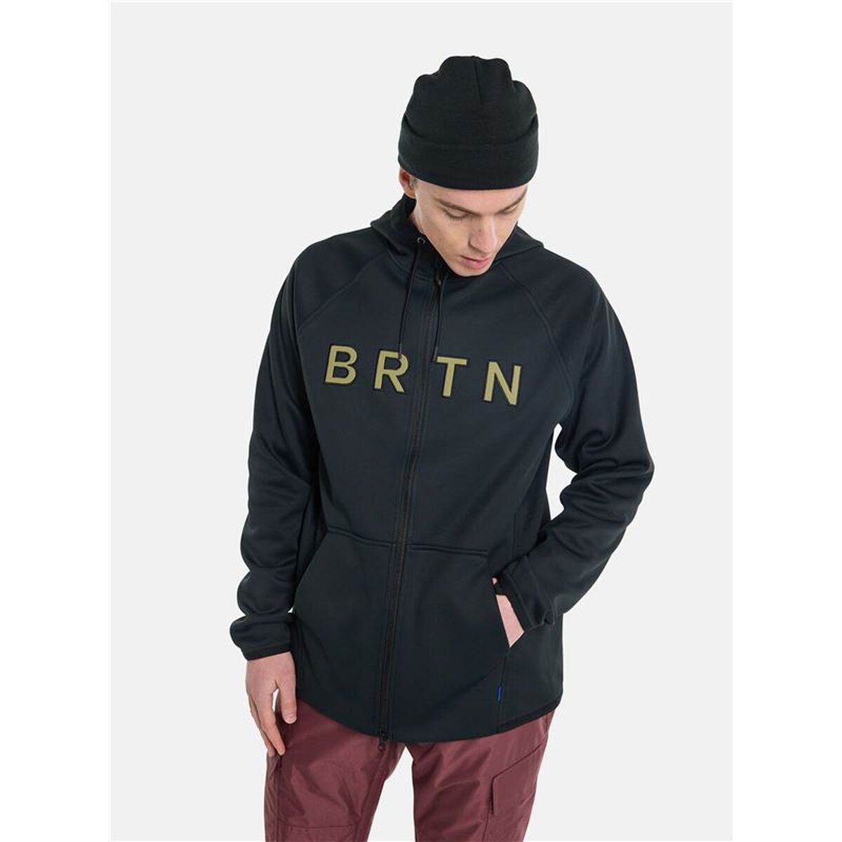 Herenhoodie Burton Crown Zwart