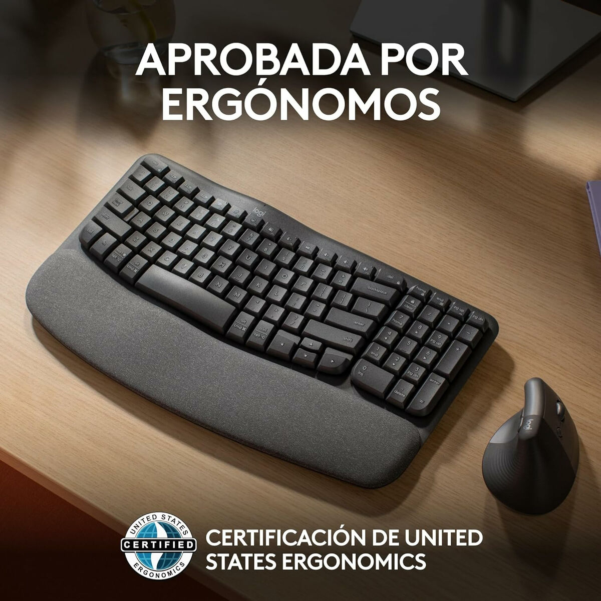 Afbeeldingen van Keyboard Logitech 920-012296 Graphite Spanish QWERTY