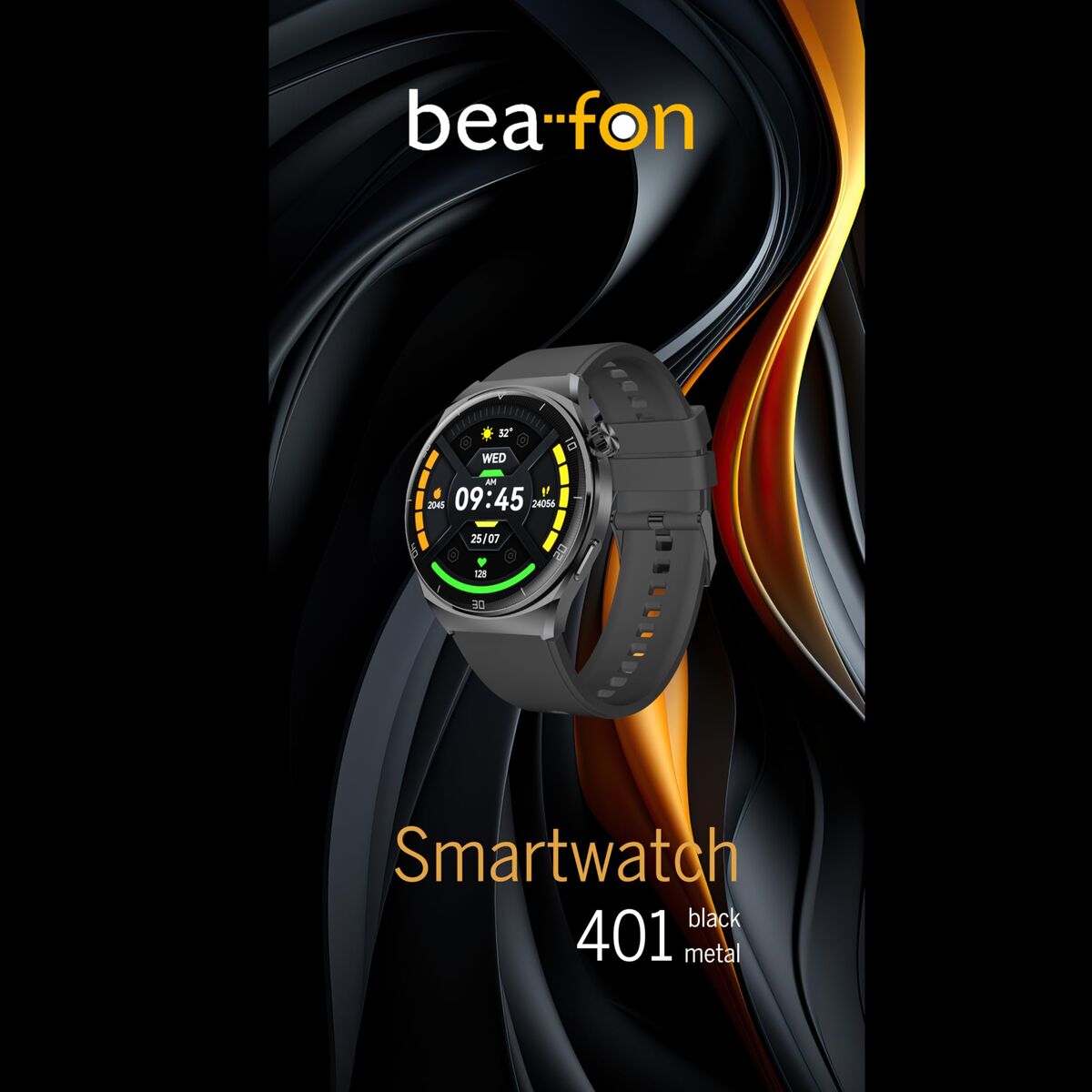 Smartwatch beafon WATCH 401 43 mm 1,43" Black Silver