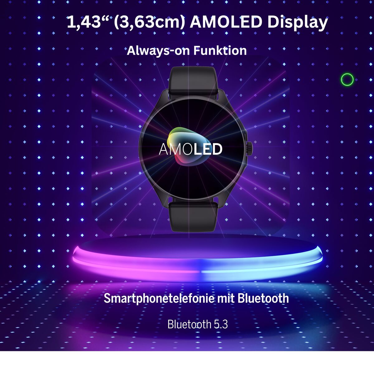 Image de Montre intelligente beafon WATCH 402 43 mm 1,43" Noir