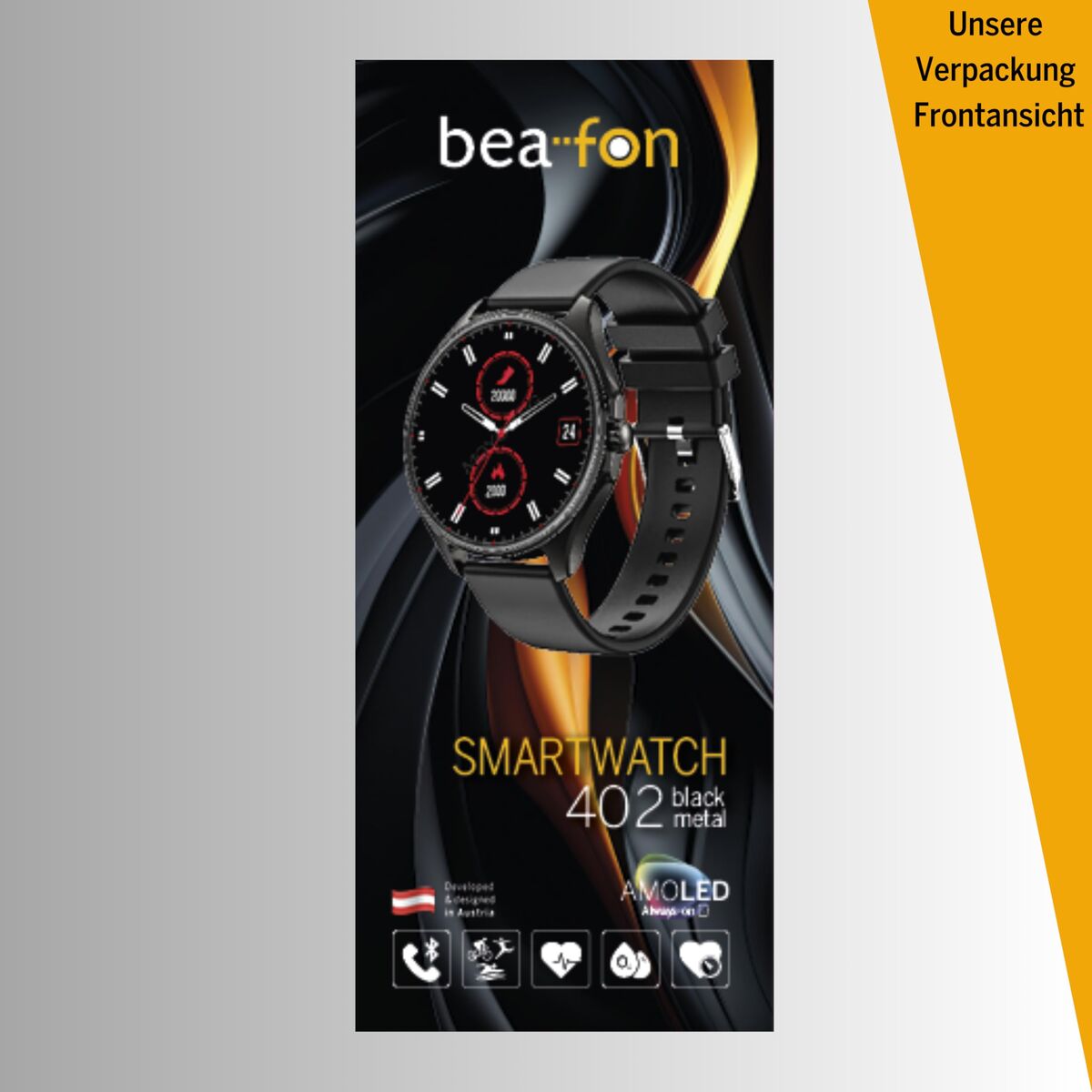 Image de Montre intelligente beafon WATCH 402 43 mm 1,43" Noir