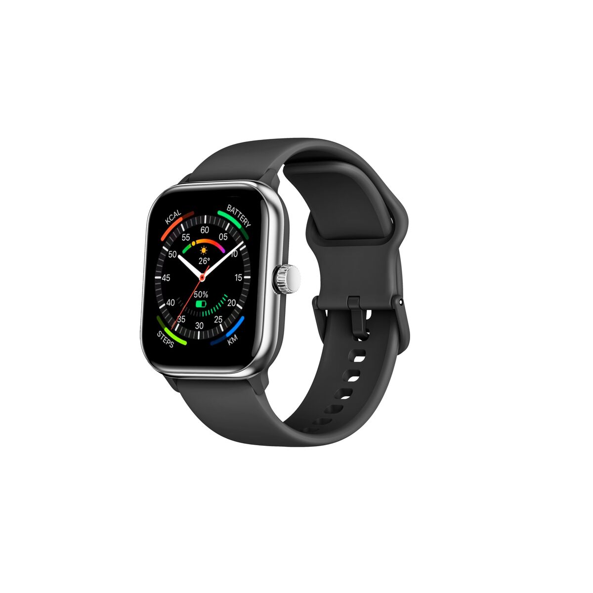 Image de Montre intelligente beafon WATCH 201 1,85" Noir Argenté