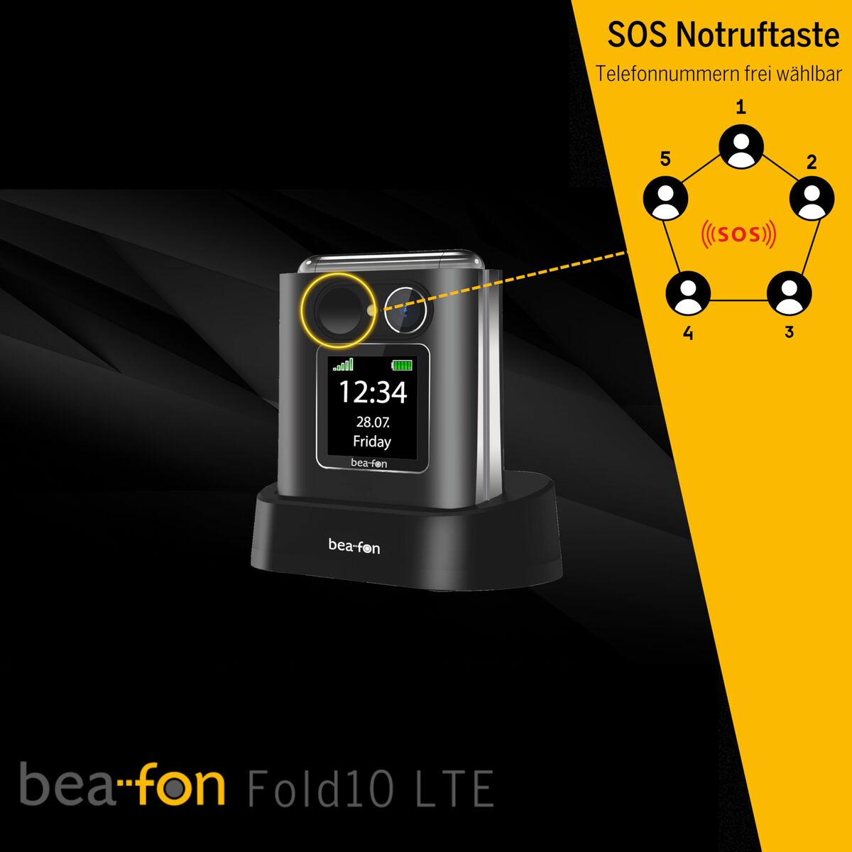 Picture of Wireless Phone beafon FOLD10 LTE