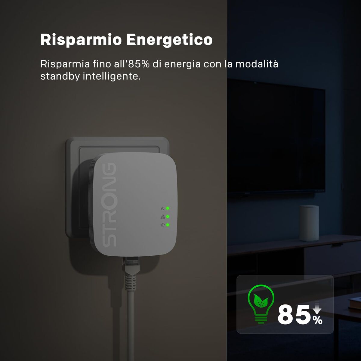 Bild von PLC Adapter STRONG PL600MDUO