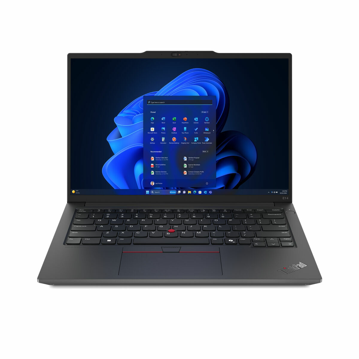 Image de Ordinateur Portable Lenovo 21M70008SP 14" Intel Core Ultra 5 125U 8 GB RAM 256 GB SSD Espagnol Qwerty