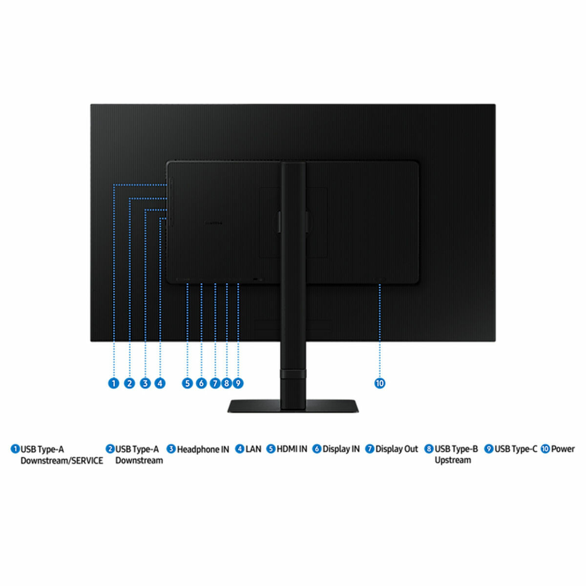 Image de Gaming Monitor Samsung LS32D600UAUXEN Quad HD 32"