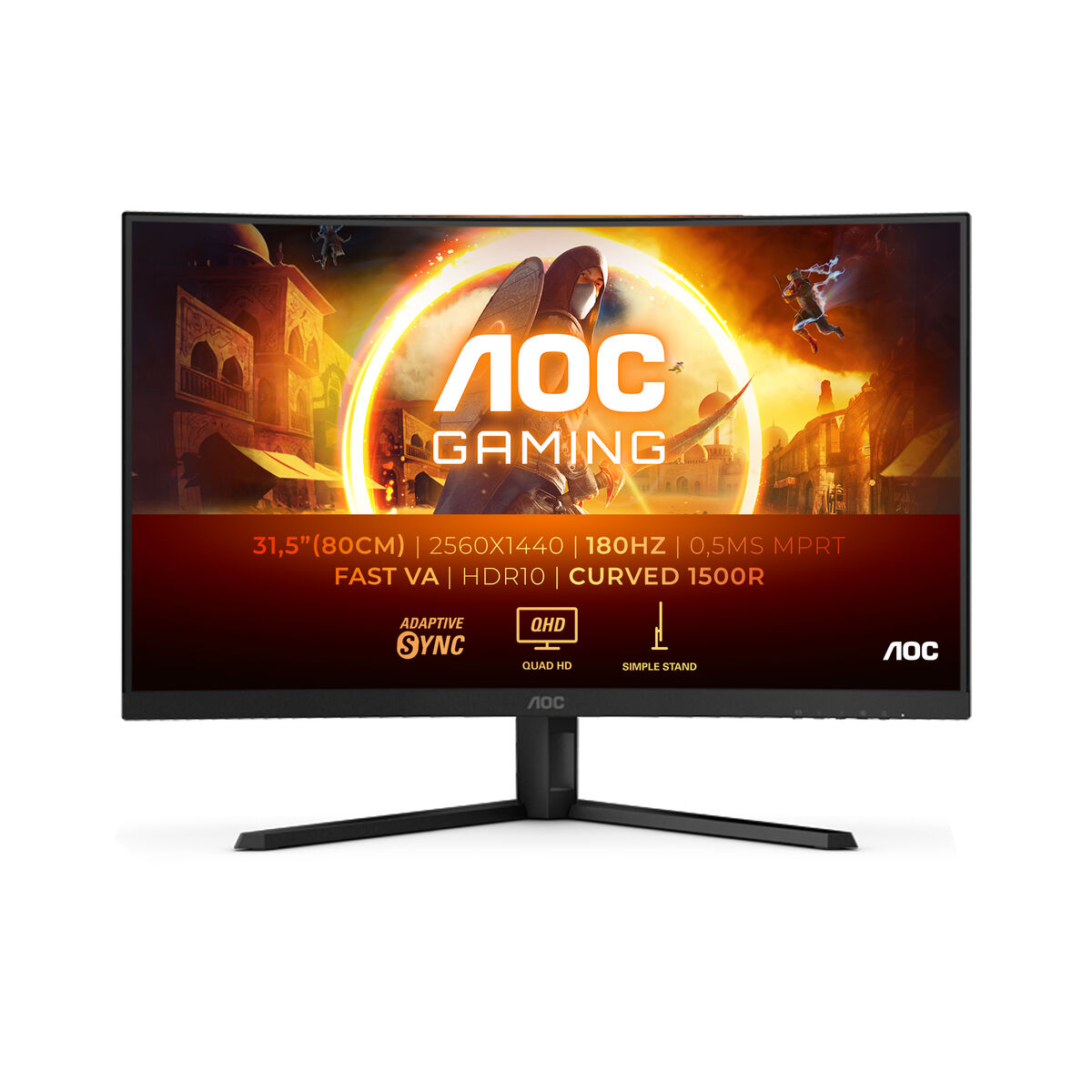 Afbeeldingen van Gaming Monitor AOC CQ32G4VE Quad HD 32"