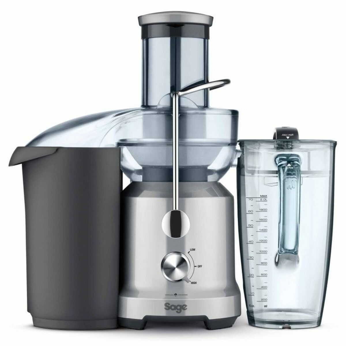 Ηλεκτρικός Αποχυμωτής Sage SJE430SIL2CEU1 Μαύρο Ασημί 850 W 3 L