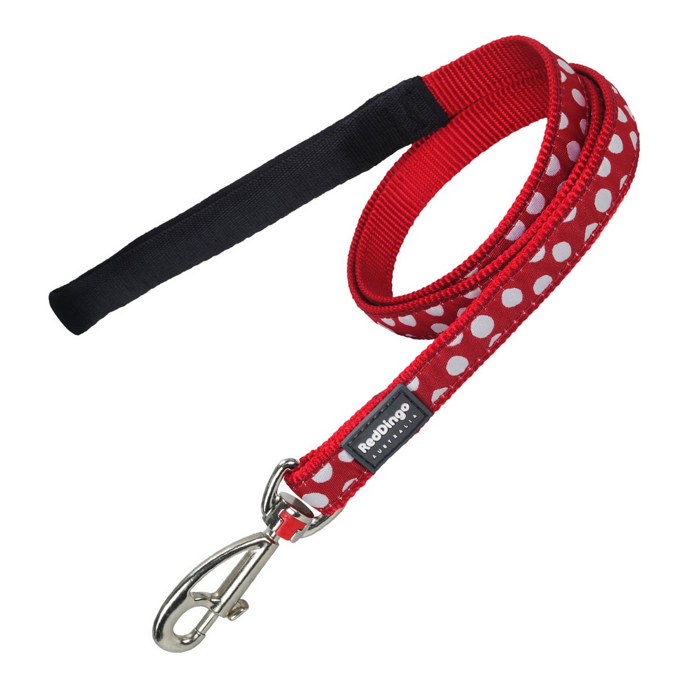 Dog Lead Red Dingo Red Points (1,5 x 120 cm)